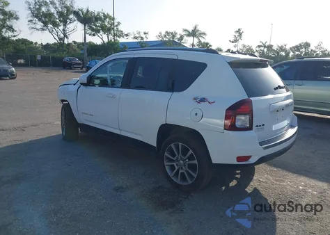 2016 Jeep Compass High Altitude Edition из США, поврежденный, VIN 1C4NJDEB5GD580014